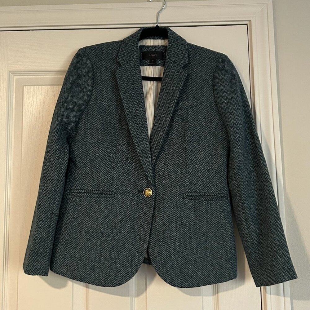 J. Crew x Moon Campbell Wool Blazer